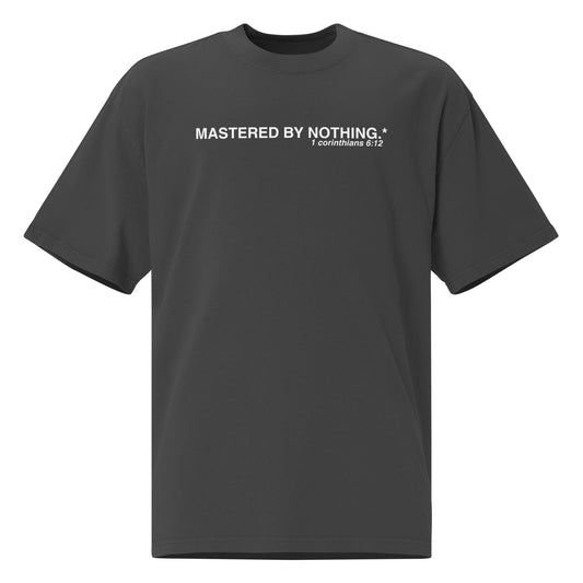 a-type MASTERED BY NOTHING* oversized t-shirt