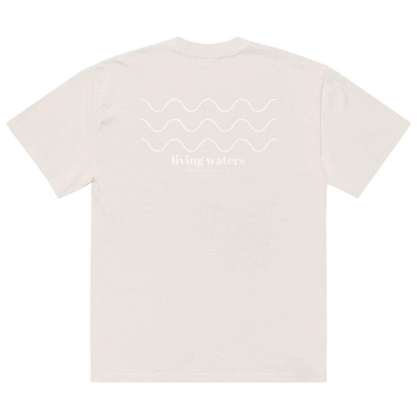 a-type LIVING WATERS oversized t-shirt