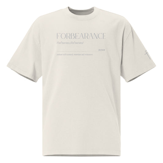 Forbearance basic oversized faded shirt