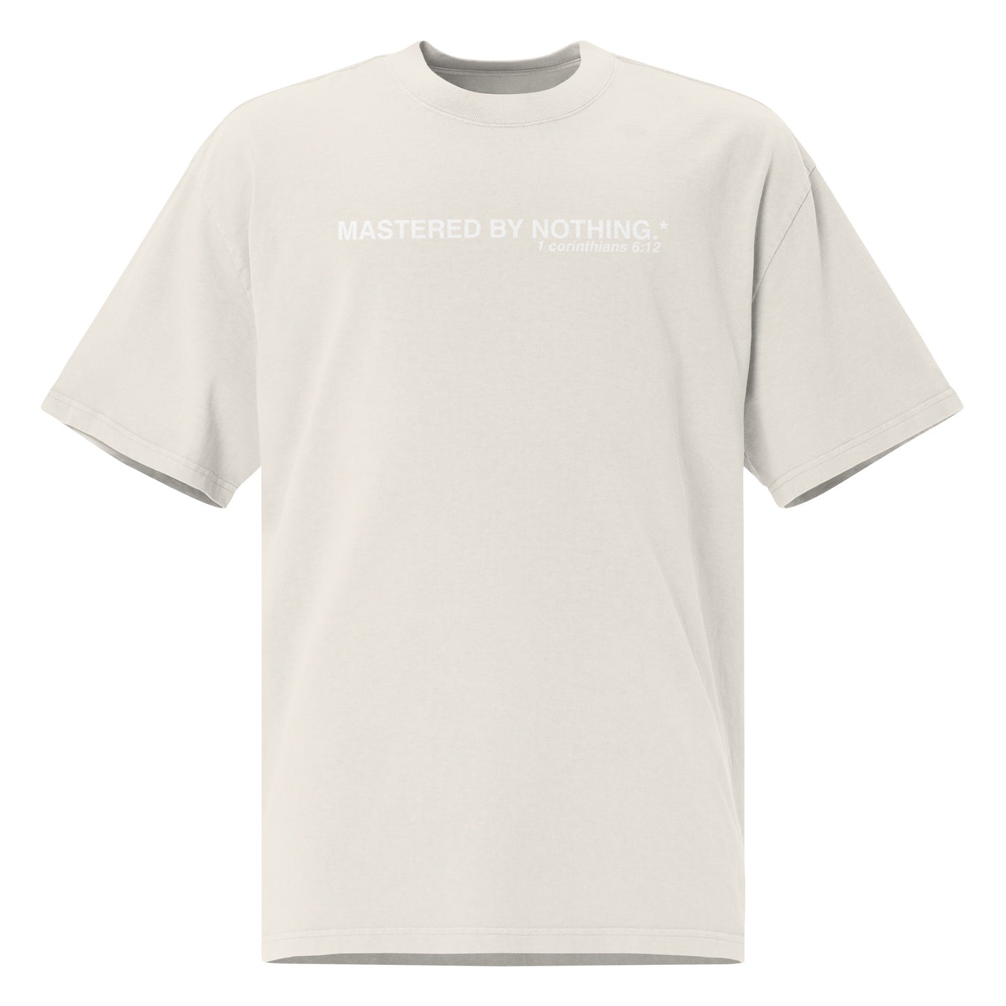 a-type MASTERED BY NOTHING* oversized t-shirt