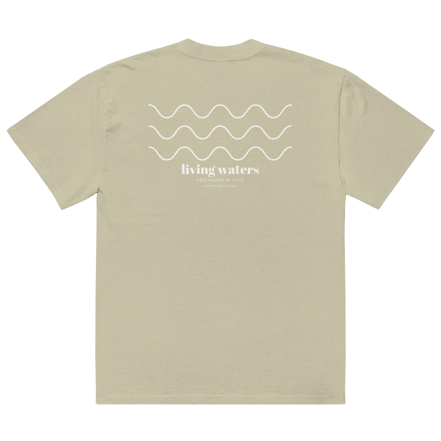 a-type LIVING WATERS oversized t-shirt