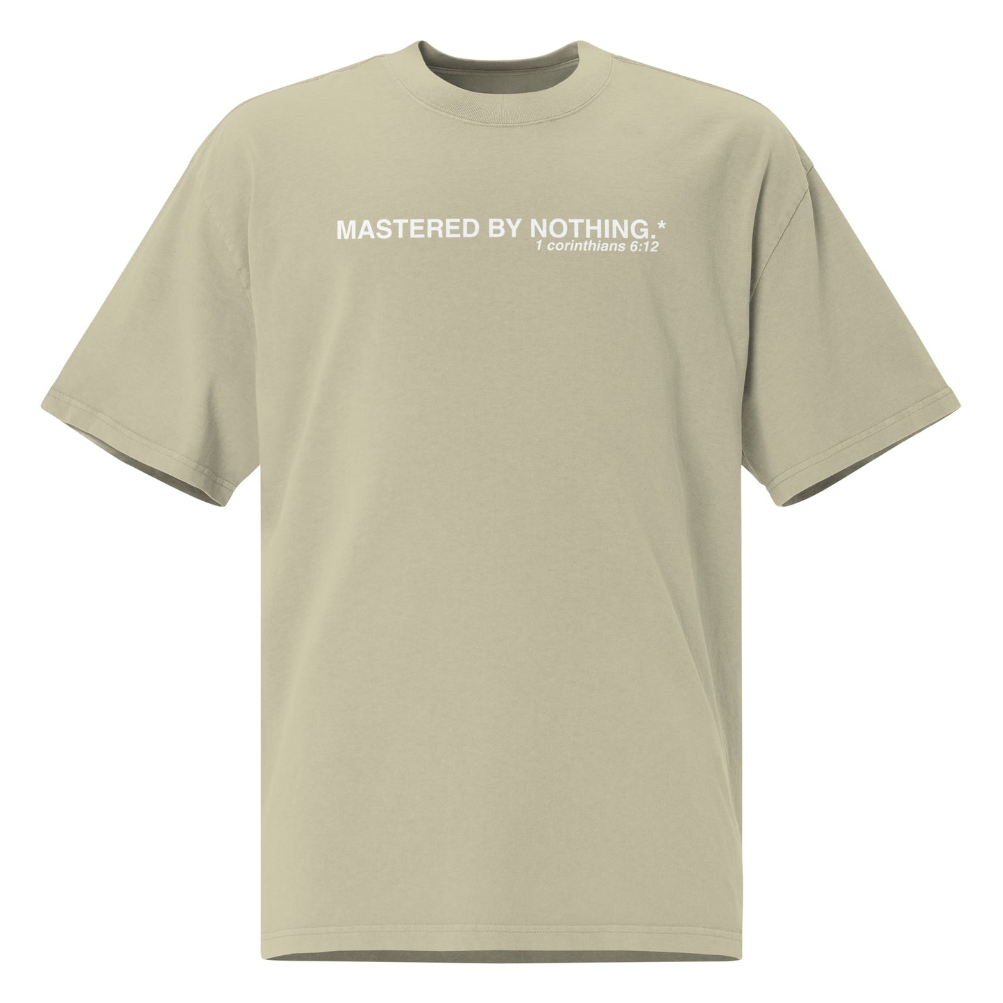 a-type MASTERED BY NOTHING* oversized t-shirt