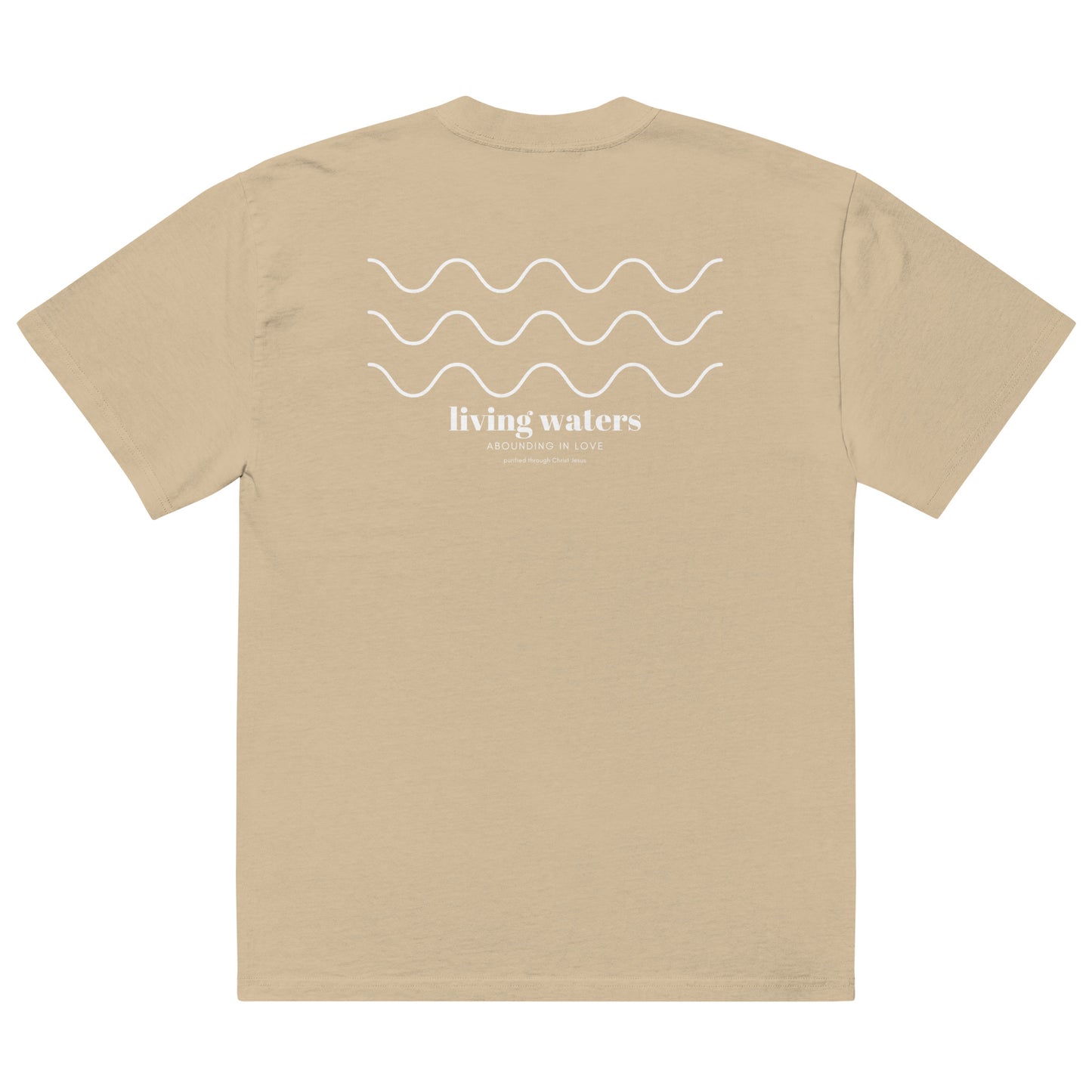 a-type LIVING WATERS oversized t-shirt