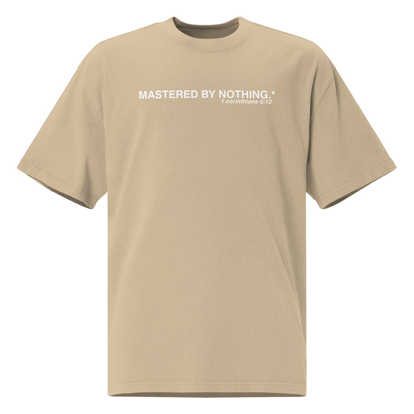 a-type MASTERED BY NOTHING* oversized t-shirt